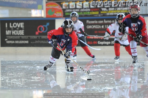 2011-04-09 Como 1164 Hockey Milano Rossoblu U11-Aosta - William Golob